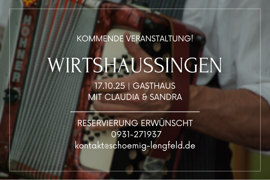 Wirtshaussingen im Gasthaus Zum Hirschen